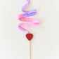 Mini Blossom Streamers - Silk & Wood Wand