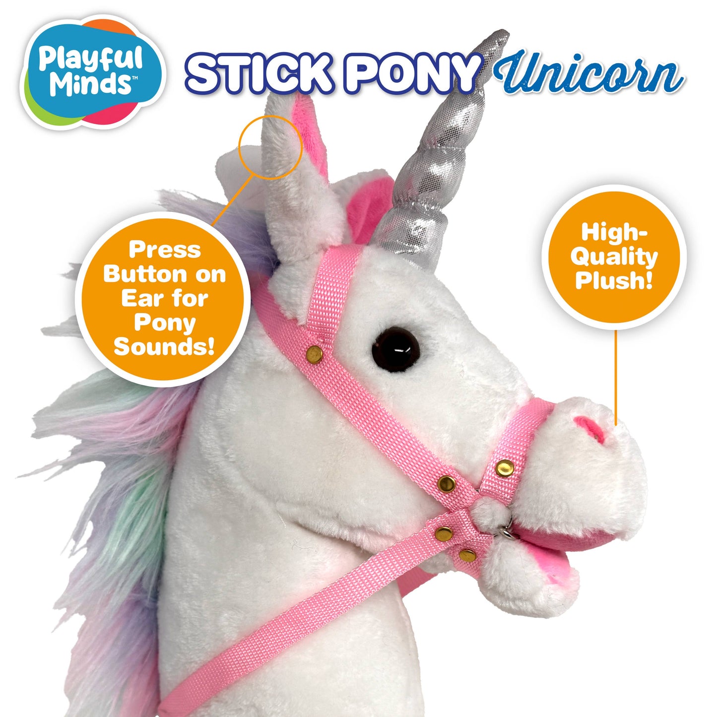 Stick Pony - Unicorn Hobby Horse