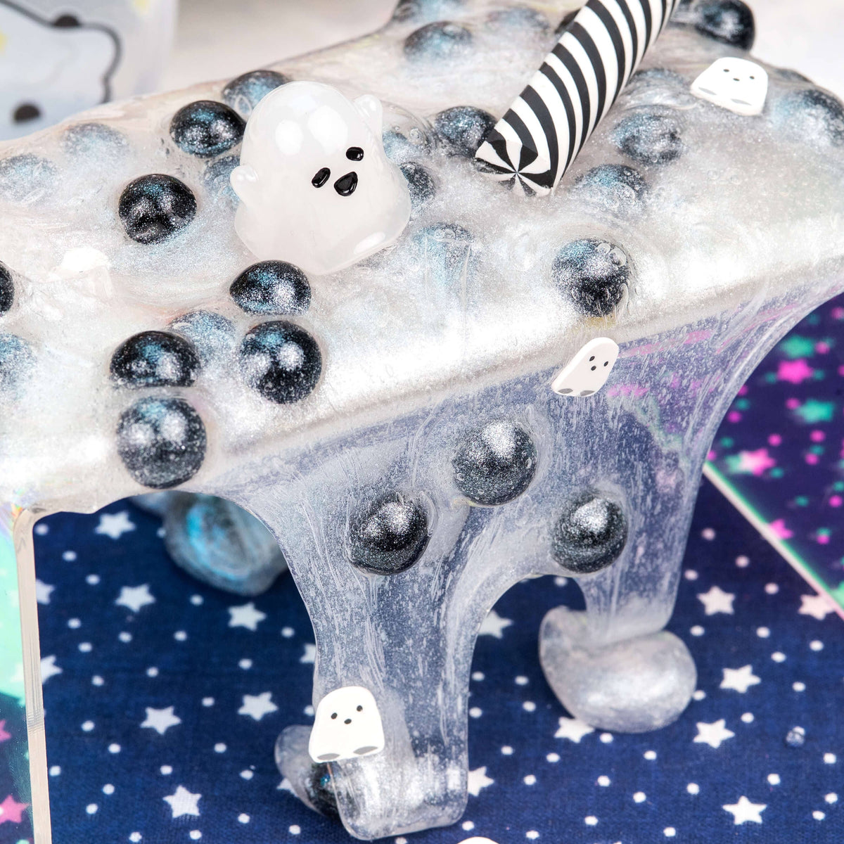Liquid Ghost Boba Clear Signature Dome™ Slime