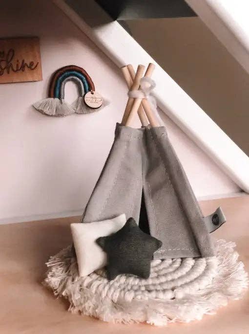 Dollhouse Play Tent with Window | Multiple Colors