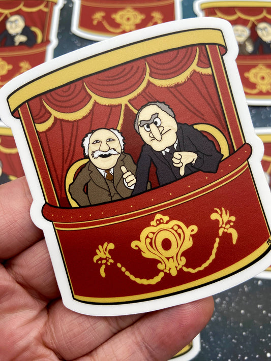 Vinyl Decal - Statler and Waldorf - The Muppets