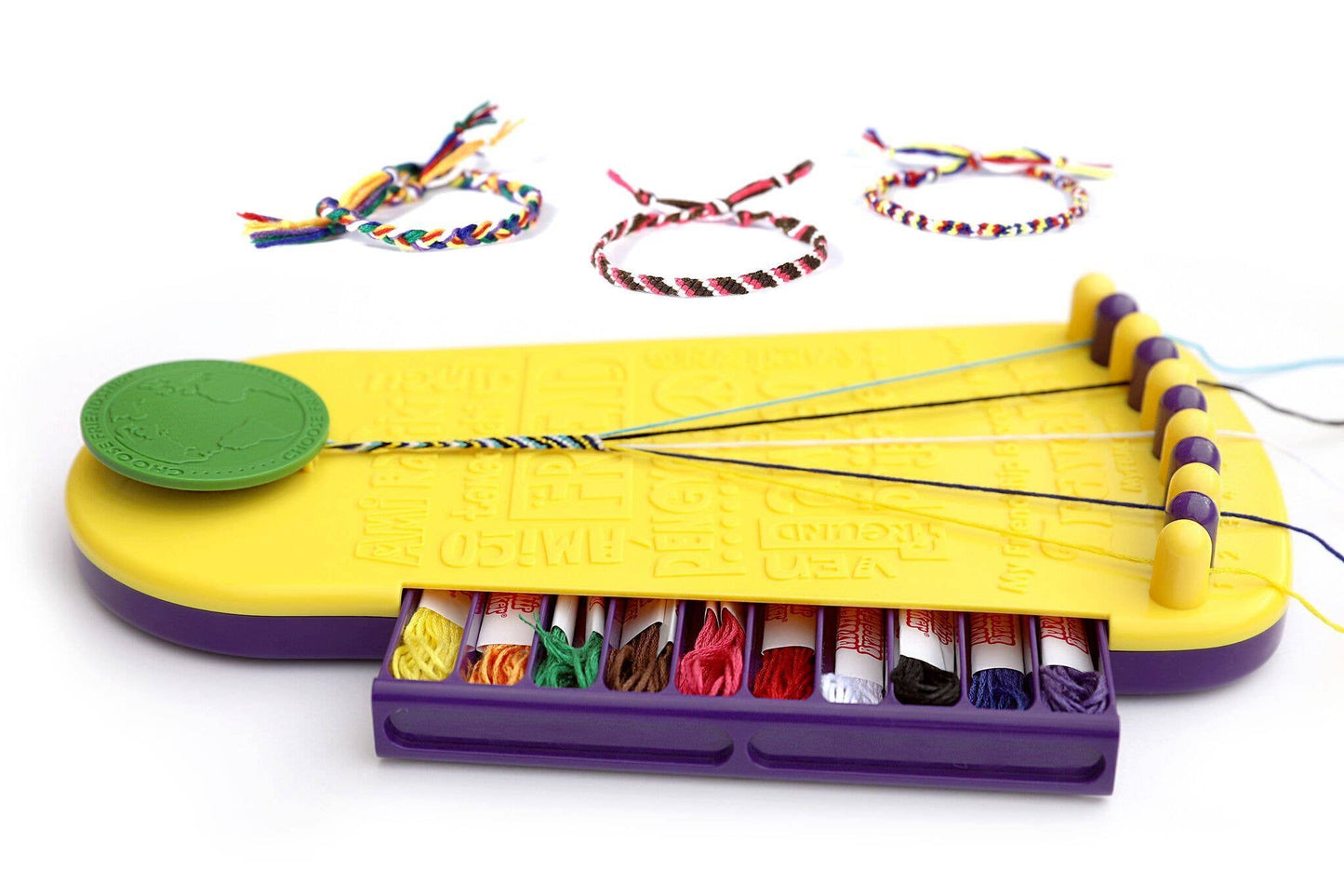 My Friendship Bracelet Maker, 20 Pre-Cut Threads: Blush Pink