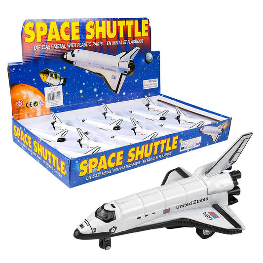 5" Diecast Pull Back Space Shuttle