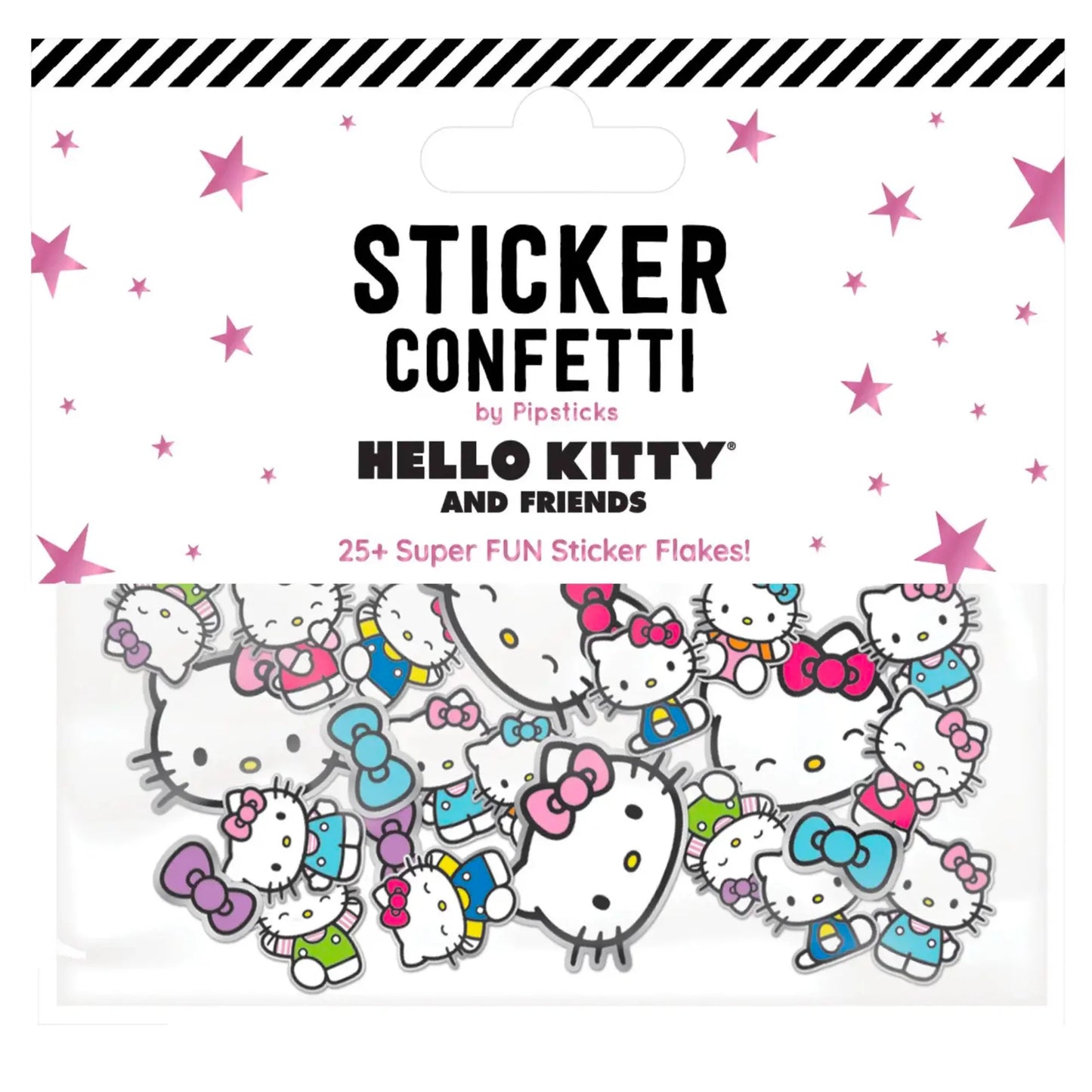Hello Kitty Color Me Happy Sticker Confetti