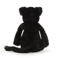Bashful Black & White Kitten Original- Medium