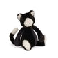 Bashful Black & White Kitten Original- Medium