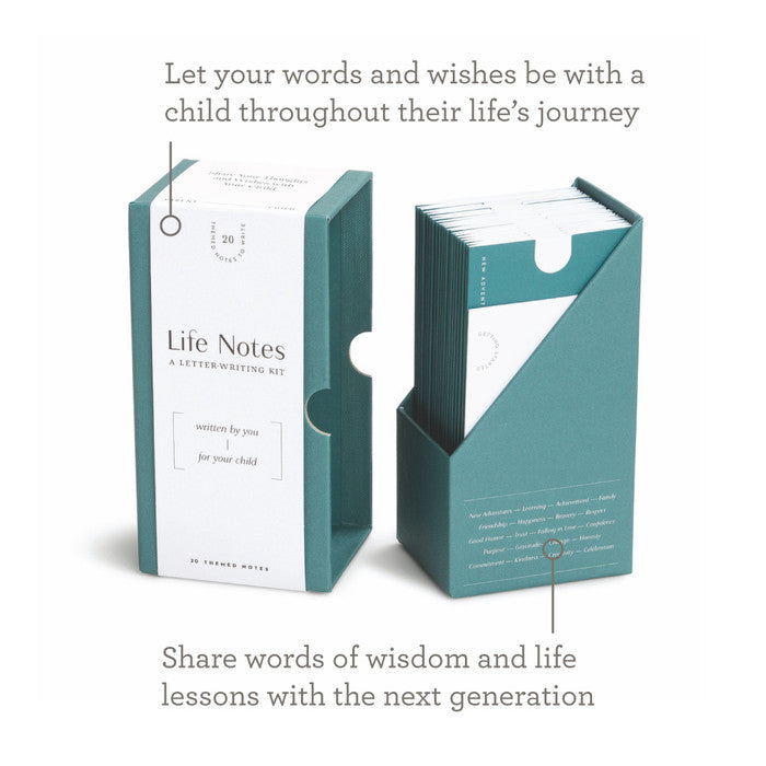 LIFE NOTES: THOUGHTS & WISHES FOR YOUR CHILD A Letter-Writing Kit Writ ...