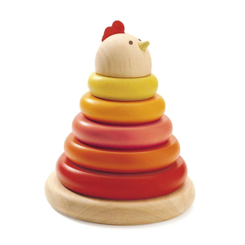 Cachempil Hen Wooden Stack Rings