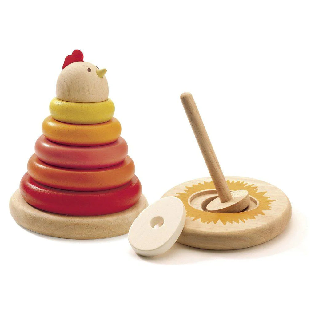Cachempil Hen Wooden Stack Rings
