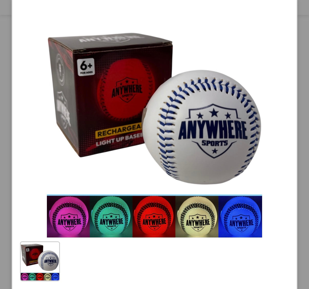 Pro Glow Light-Up Baseball