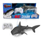 Hyper Drive: RC Shark - Gray - Light Up Remote Control Swimming Shark, 2.4 GHz, Sprays Water, Realistic Tail Motion, 360 Rotate, Water Play, Kids 6+