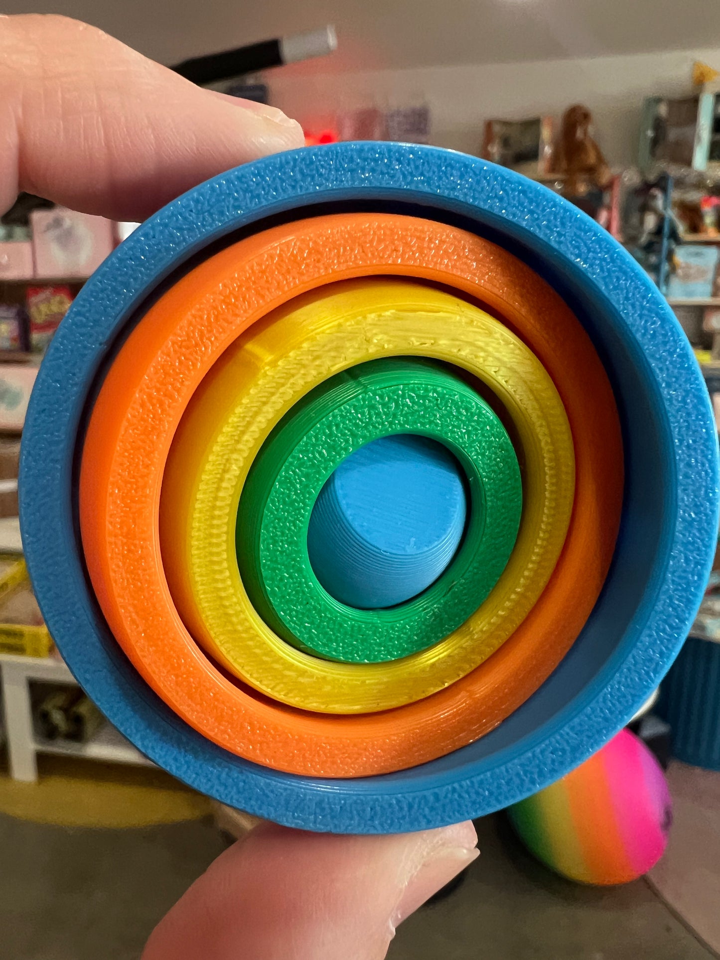 Rainbow Rotating Ring