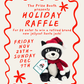Holiday Raffle ticket for Jellycat Santa Jack