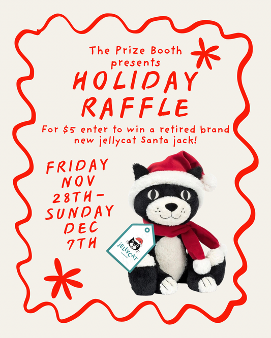 Holiday Raffle ticket for Jellycat Santa Jack