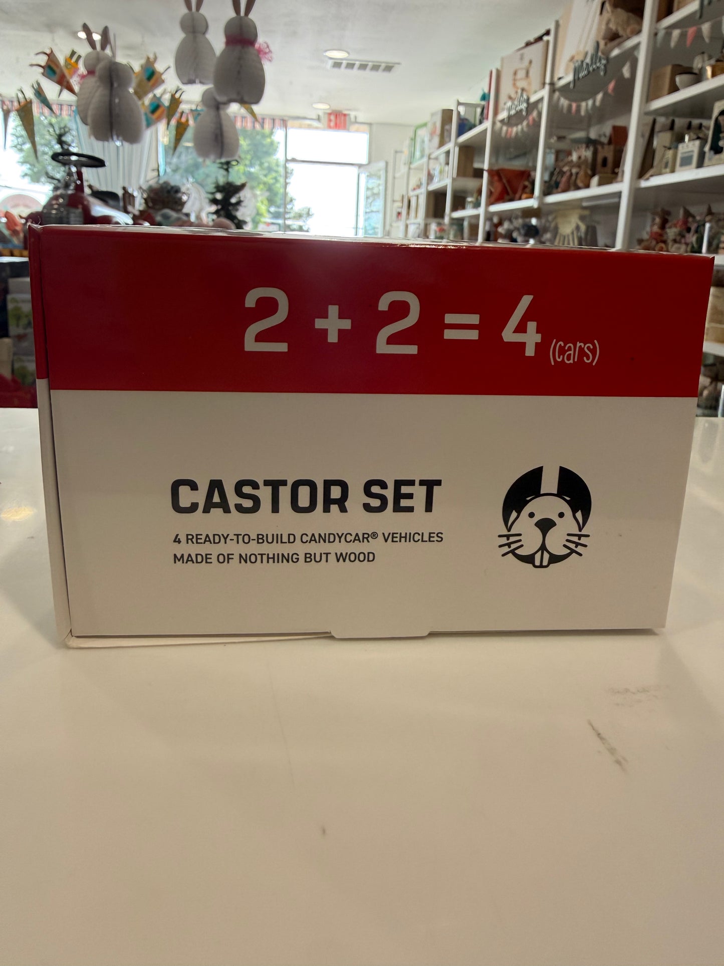 Castor Set 4 pack