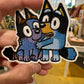 Bluey & Muffin Iron on Patch