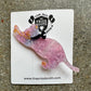 Lucite Cat Hair Clip