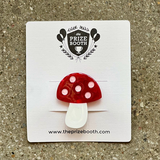 Mushroom Hair Clip