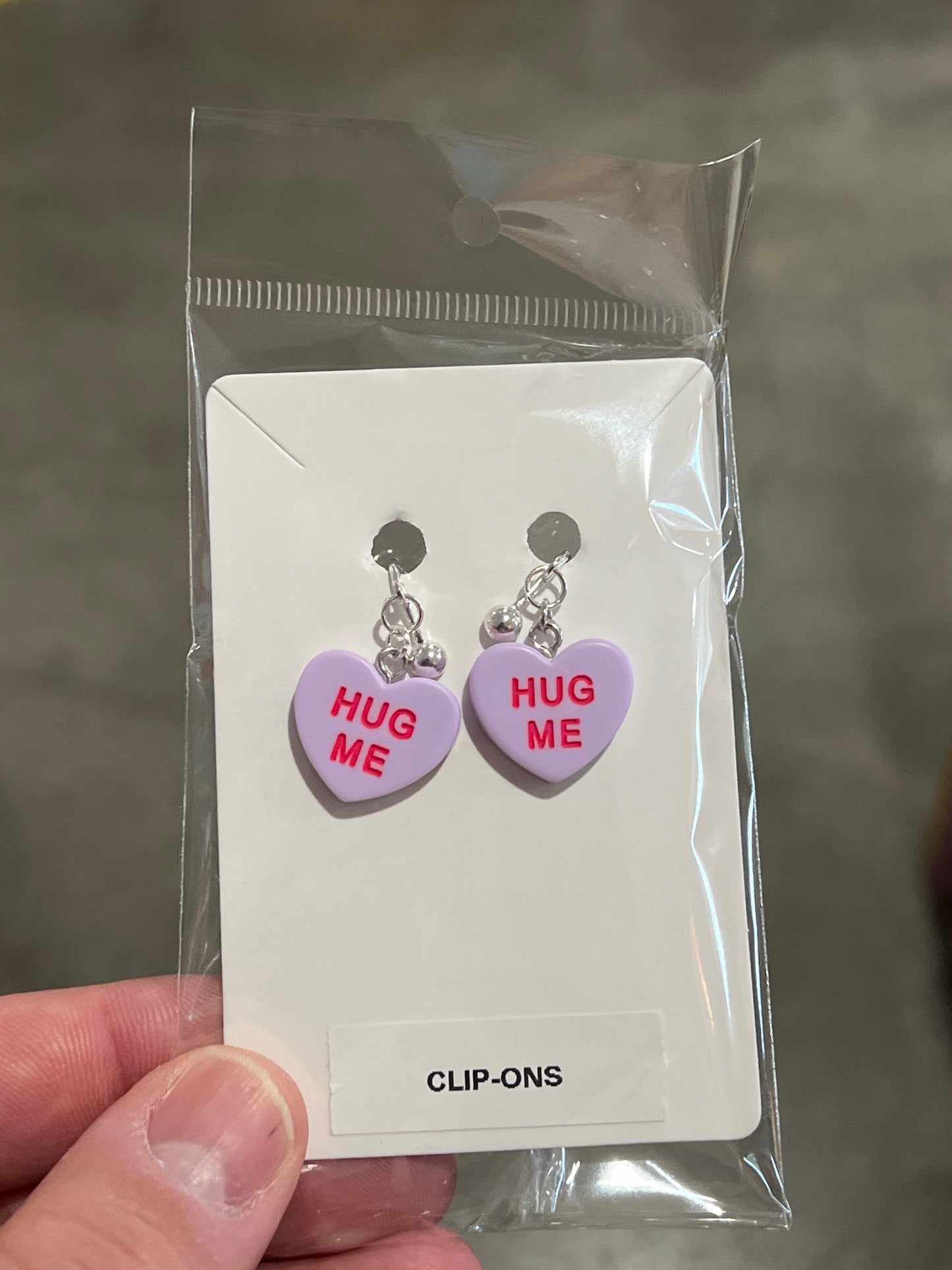Valentine Clip On Earrings