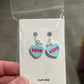 Valentine Clip On Earrings
