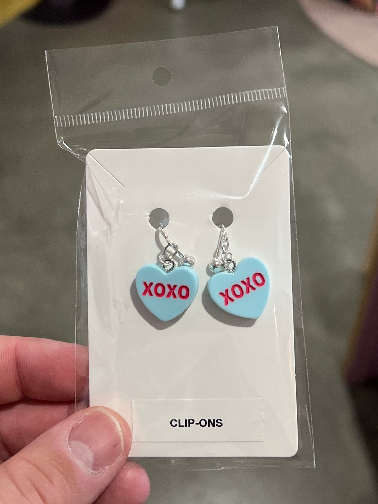 Valentine Clip On Earrings
