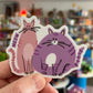Colorful Cat Sticker