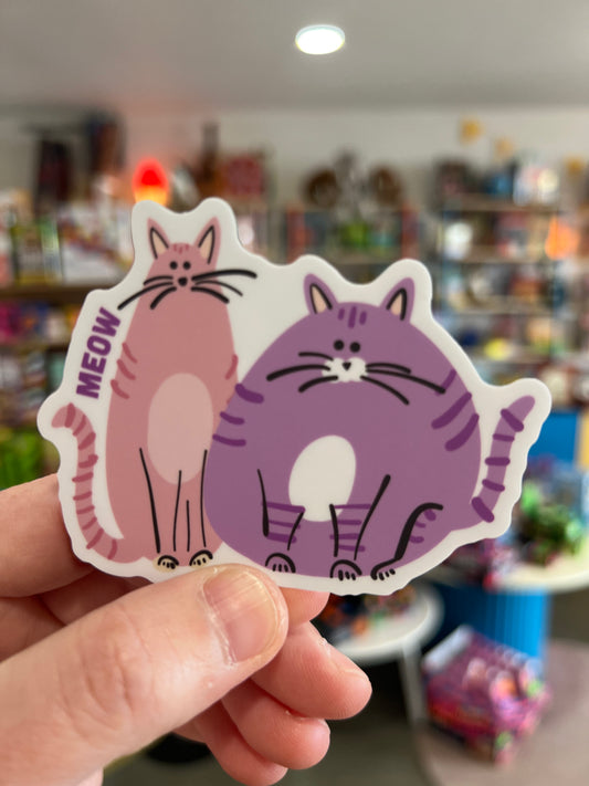 Colorful Cat Sticker