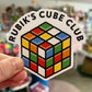 Rubik's Cube Club Sticker