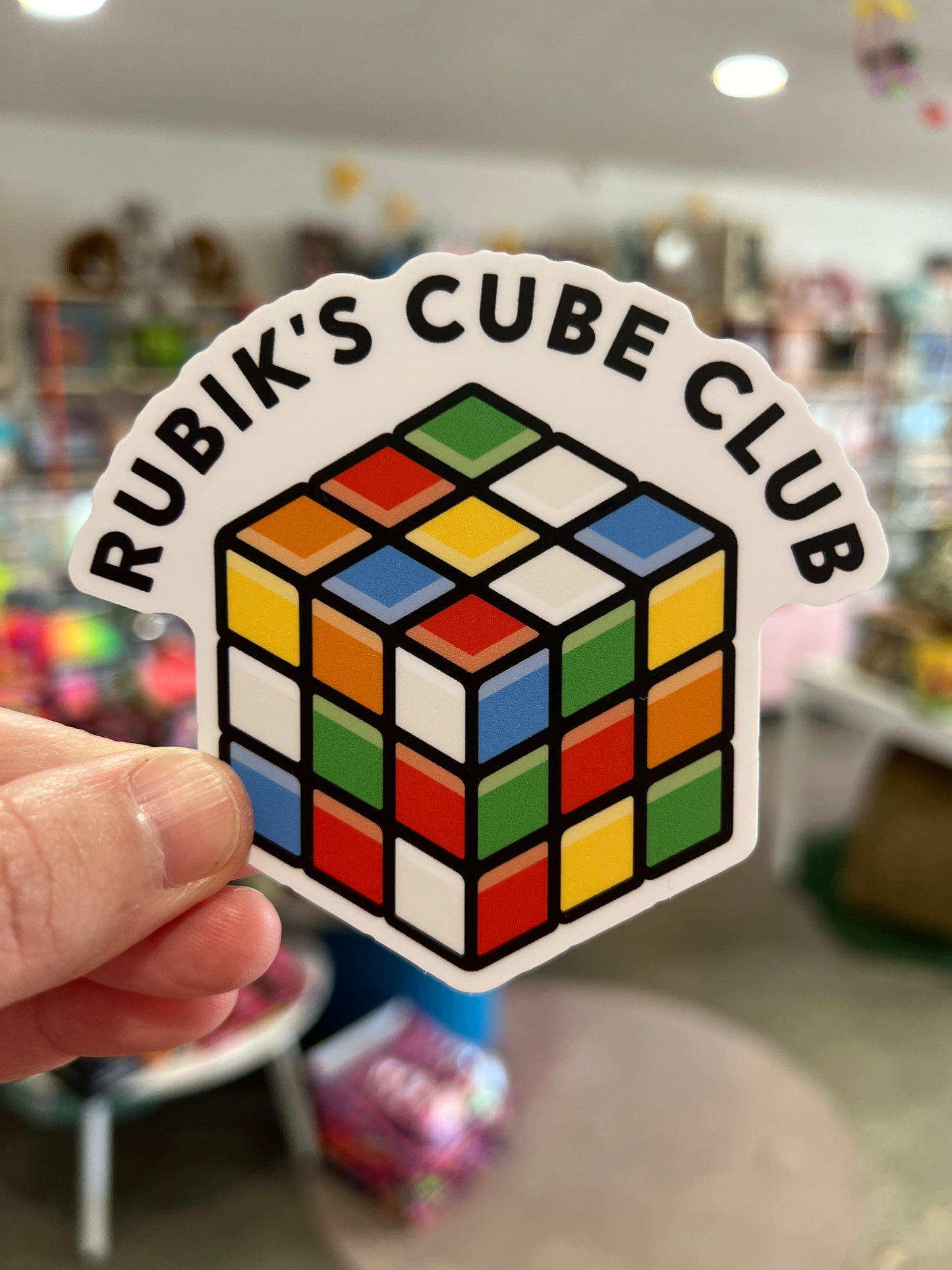Rubik's Cube Club Sticker