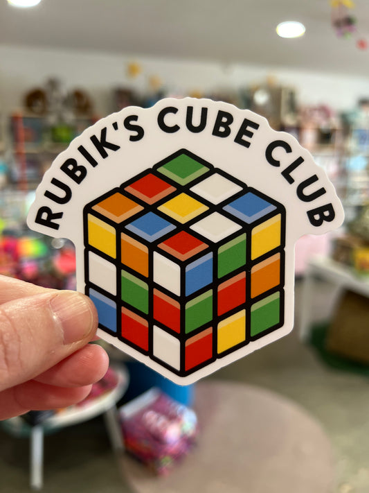 Rubik's Cube Club Sticker