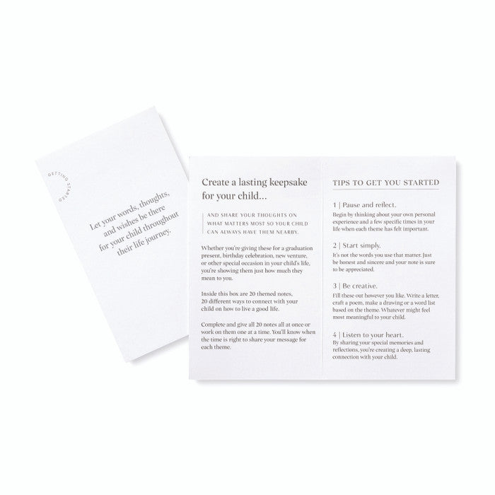 LIFE NOTES: THOUGHTS & WISHES FOR YOUR CHILD A Letter-Writing Kit Written by You for Your Child