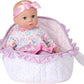 Madame Alexander 14-Inch Sweet Smiles Baby Doll, Slumber Carrier