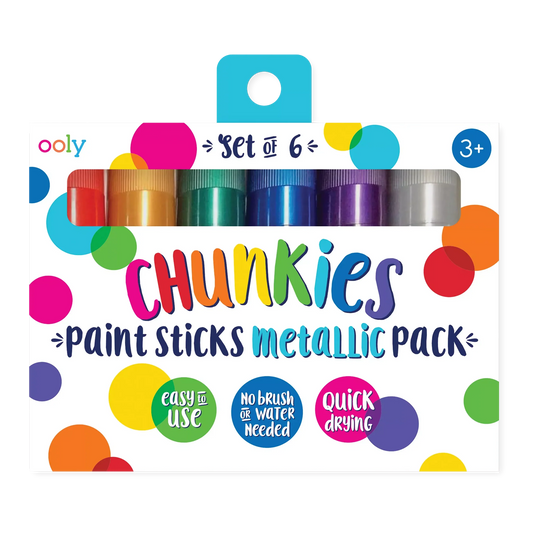 Chunkies Paint Sticks-Metallic-Set of 6