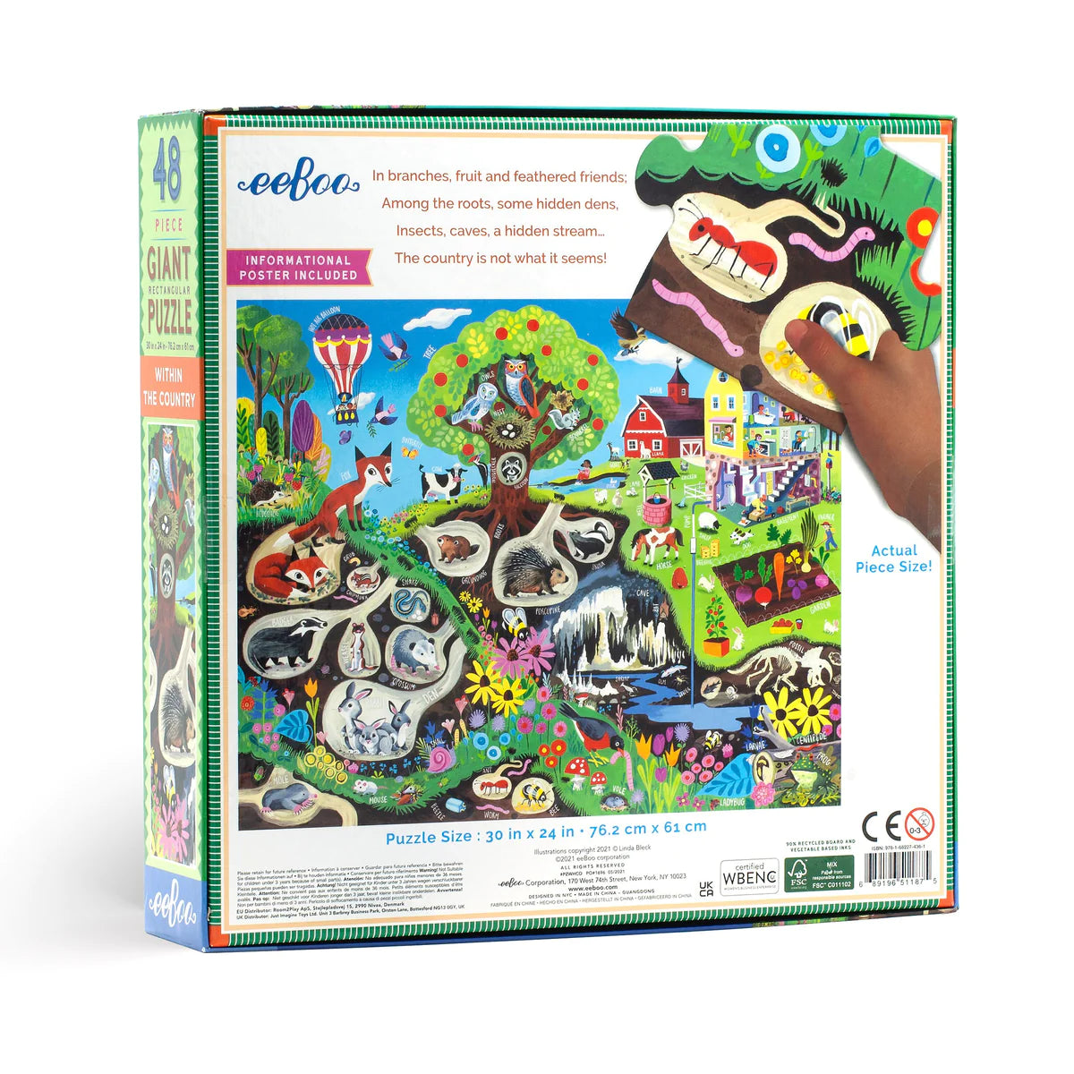 Within the Country 48 Piece GIANT Puzzle