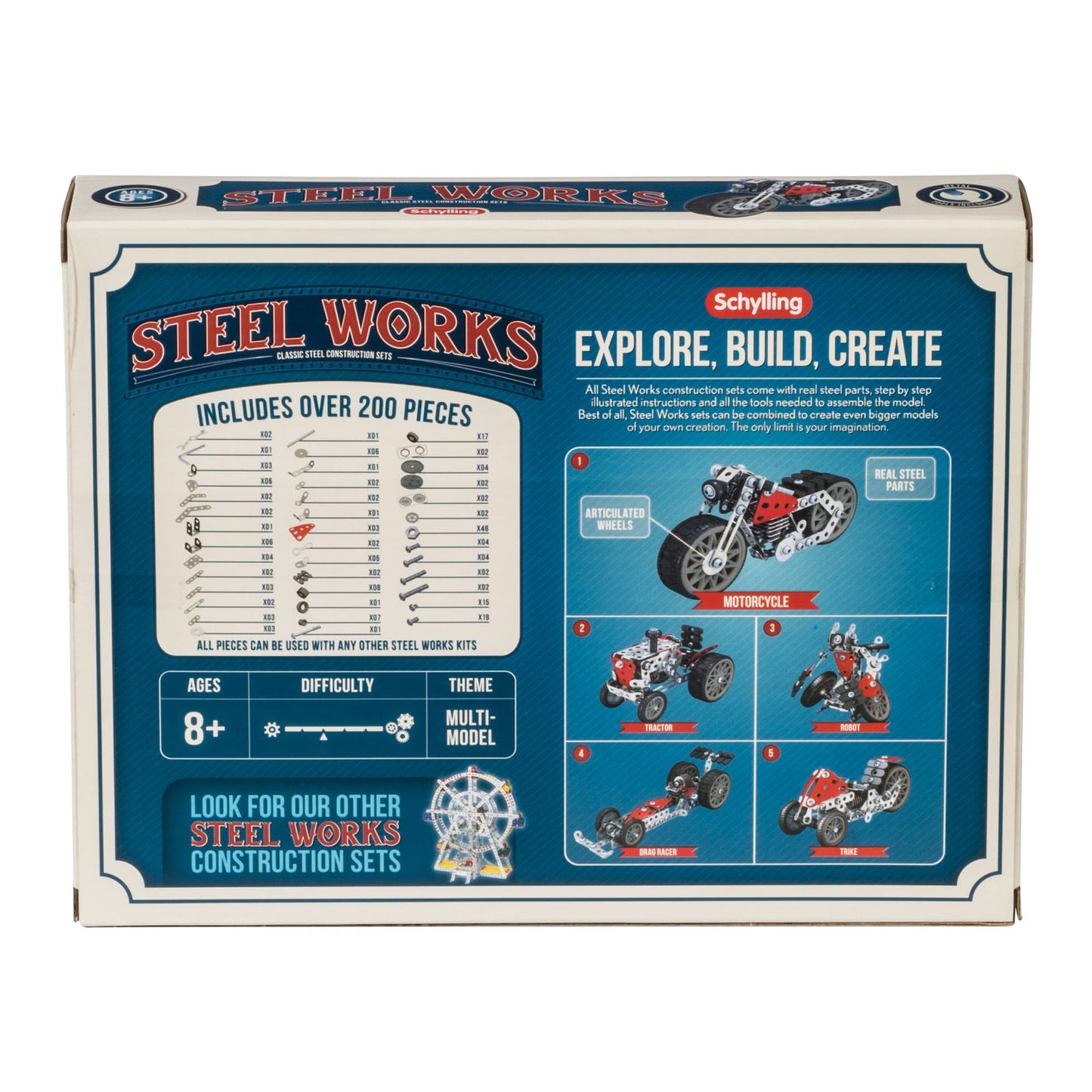 5 Model Set- Steel Works