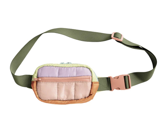 Small Puffy Hip Bag-Candy Block Combo