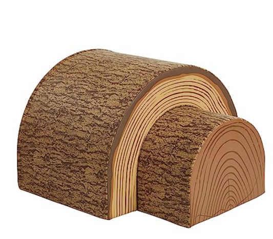 Wooden Tree Tunnel and Climber Set