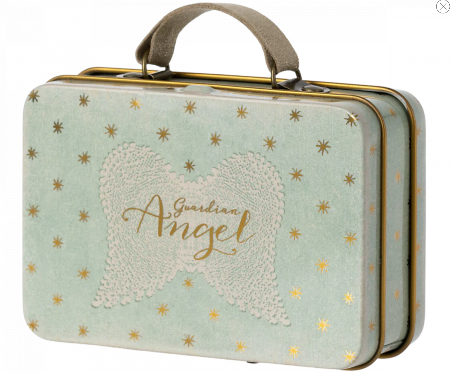 Angel Mouse in Suitcase