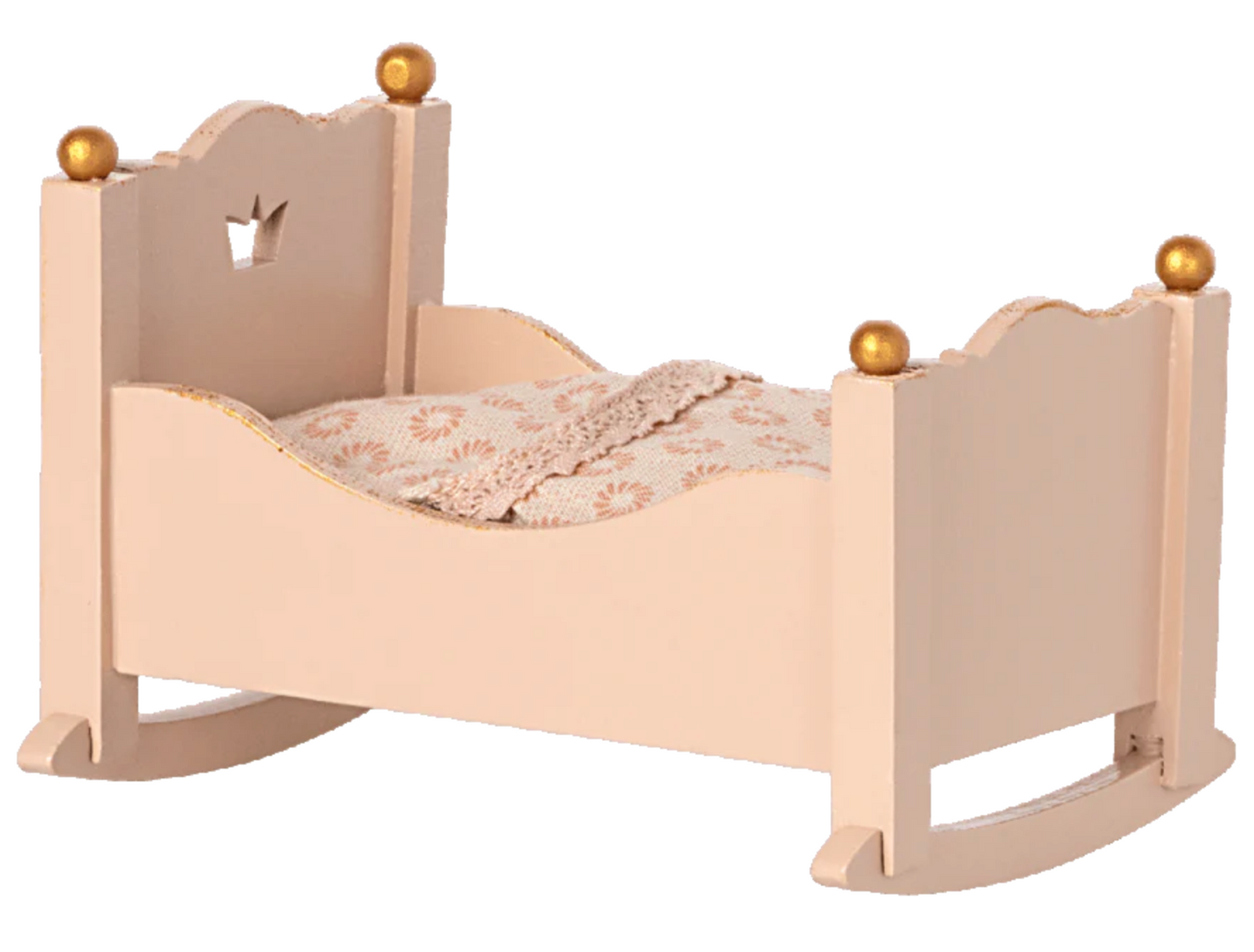 Cradle, Baby Mouse- Rose