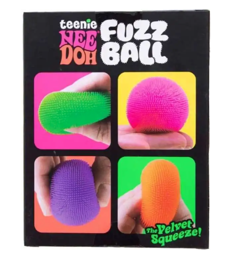 NeeDoh Teenie Fuzz Ball 4-pack