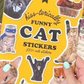 Hiss-terically Funny Cat Sticker Book