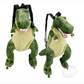 20" Green T-Rex Backpack