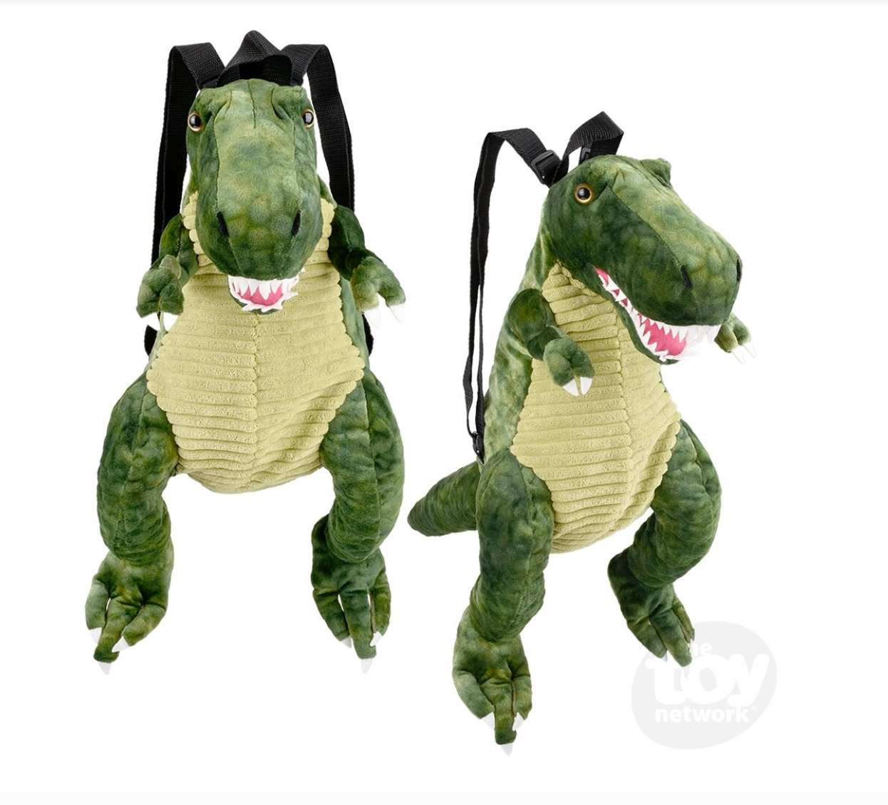 20" Green T-Rex Backpack