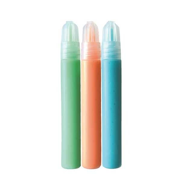 Glow-In-The-Dark Colour Pens, Three Pens