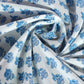 Apatite Blue Hand Block Printed Cotton tablecloth