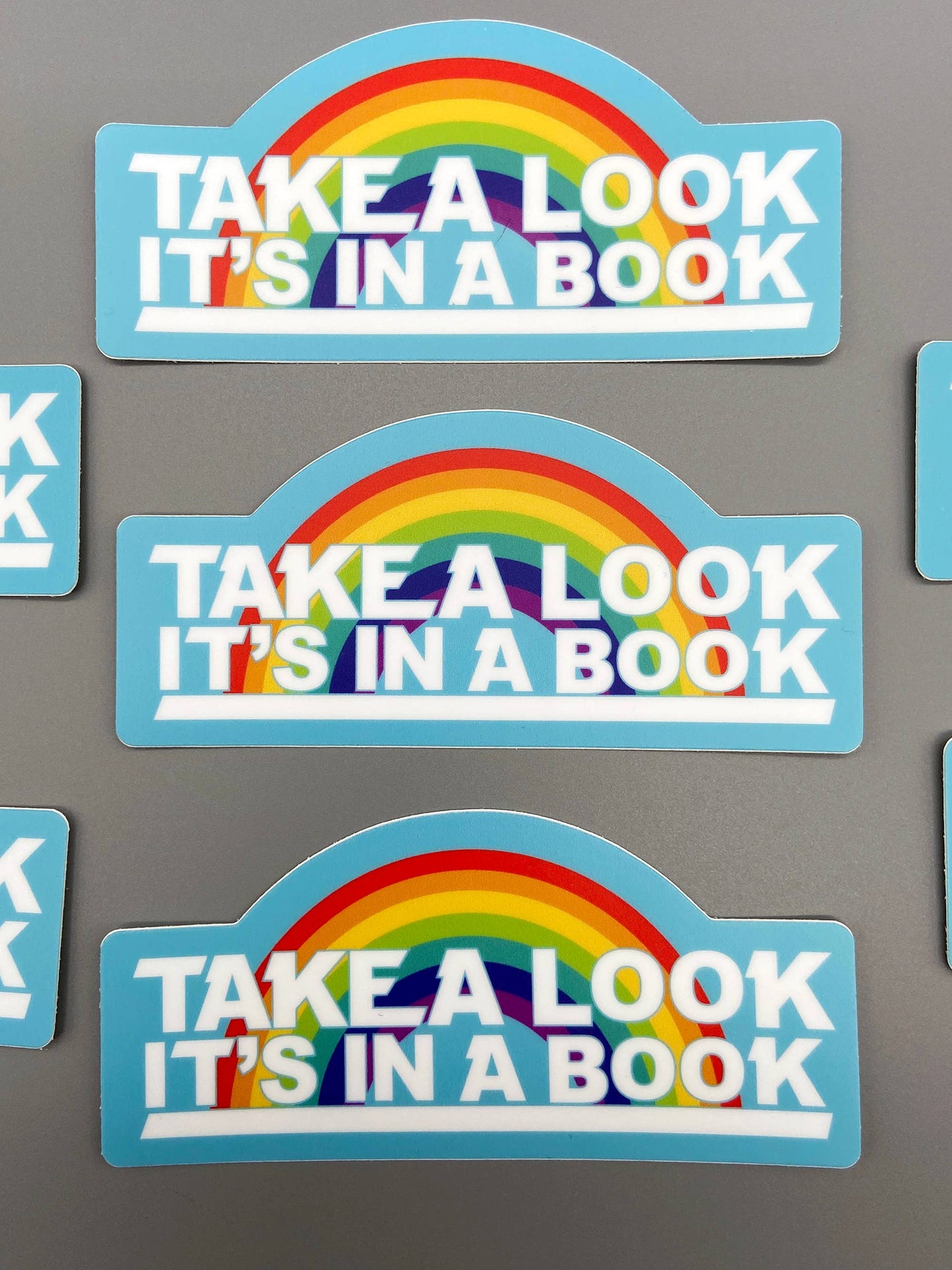 Vinyl Decal - Take A Look - Reading Rainbow