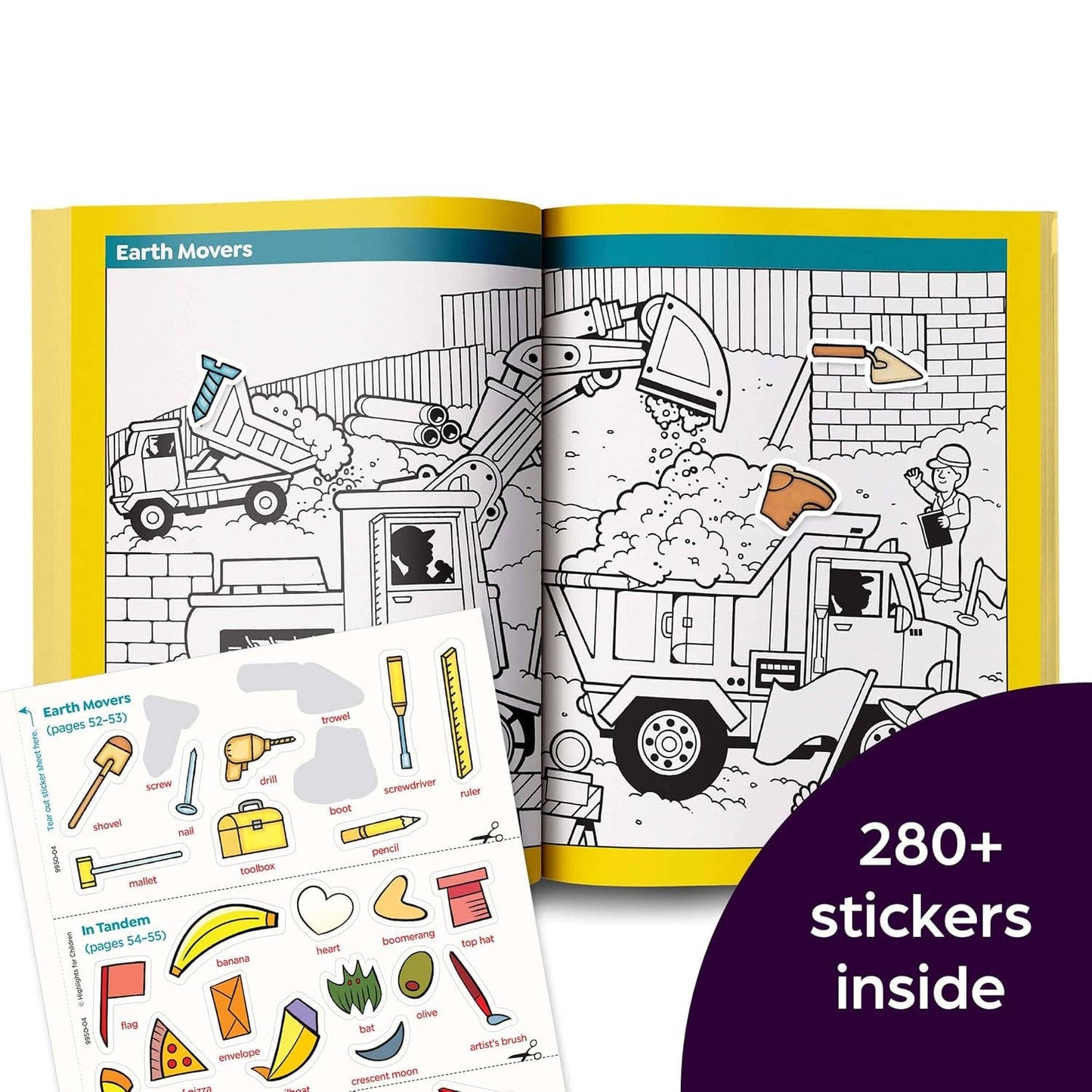 Things That Go Sticker Puzzles
