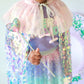 Pink Mermaid Shimmer Cape - Dress Up - Kids Summer Cape