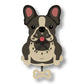 French Bulldog Pendulum Clock - Wood