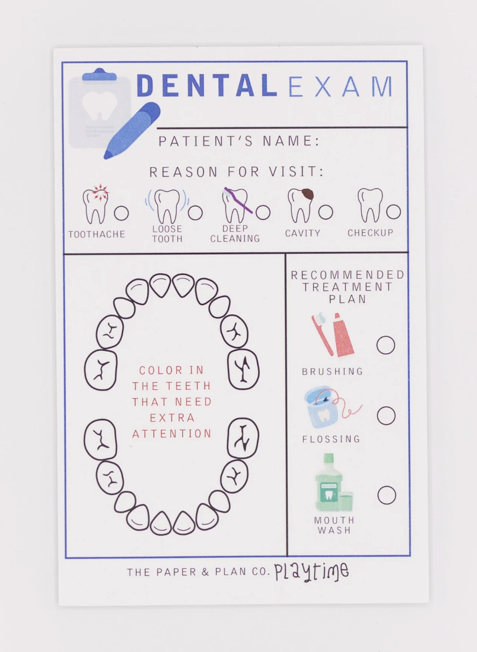 Playtime Pad® Dental Exam Pad